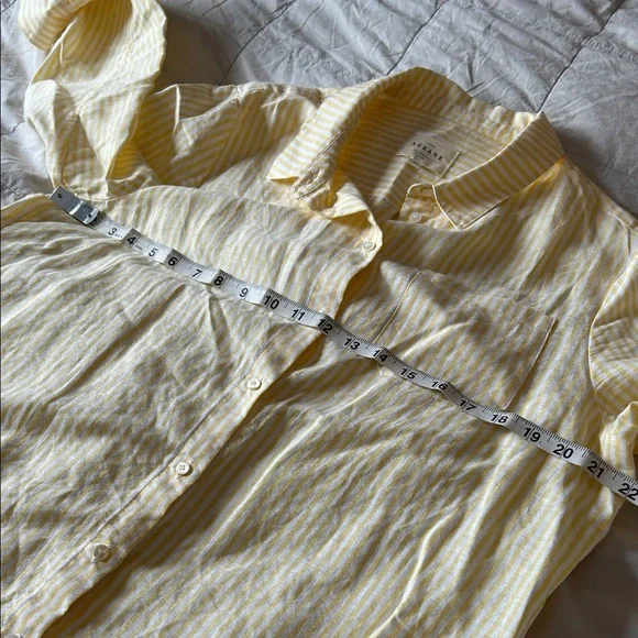 Sezane Tomboy Yellow Striped Skirt - Picture 7 of 7